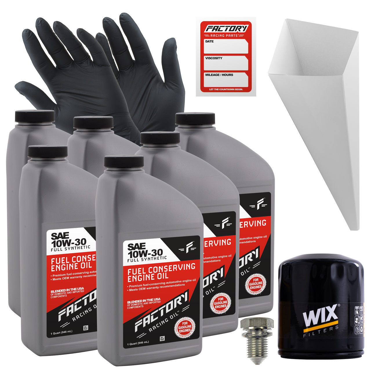 Oil Change Kit For Chrysler 300 3.5L 2005-2007 10W-30 Full Synthetic Oil - 6 Quarts