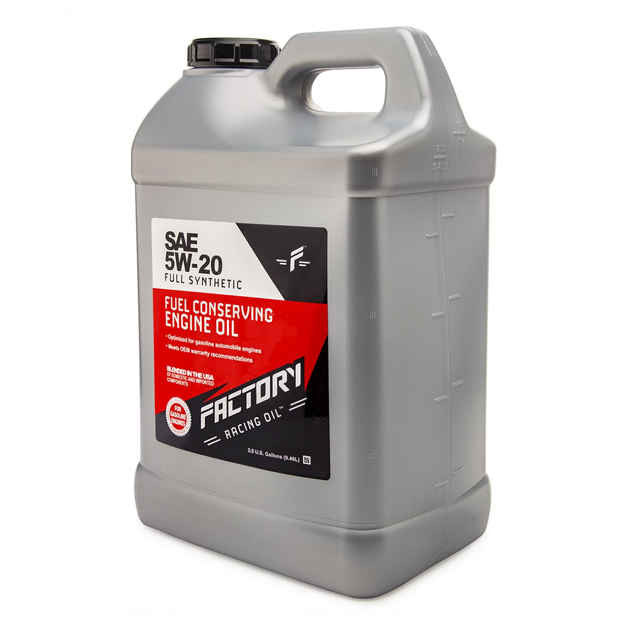 Factory Racing Oil SAE 5W-20 Full Synthetic Oil, API SP ILSAC GF-6A, 2.5 Gallons