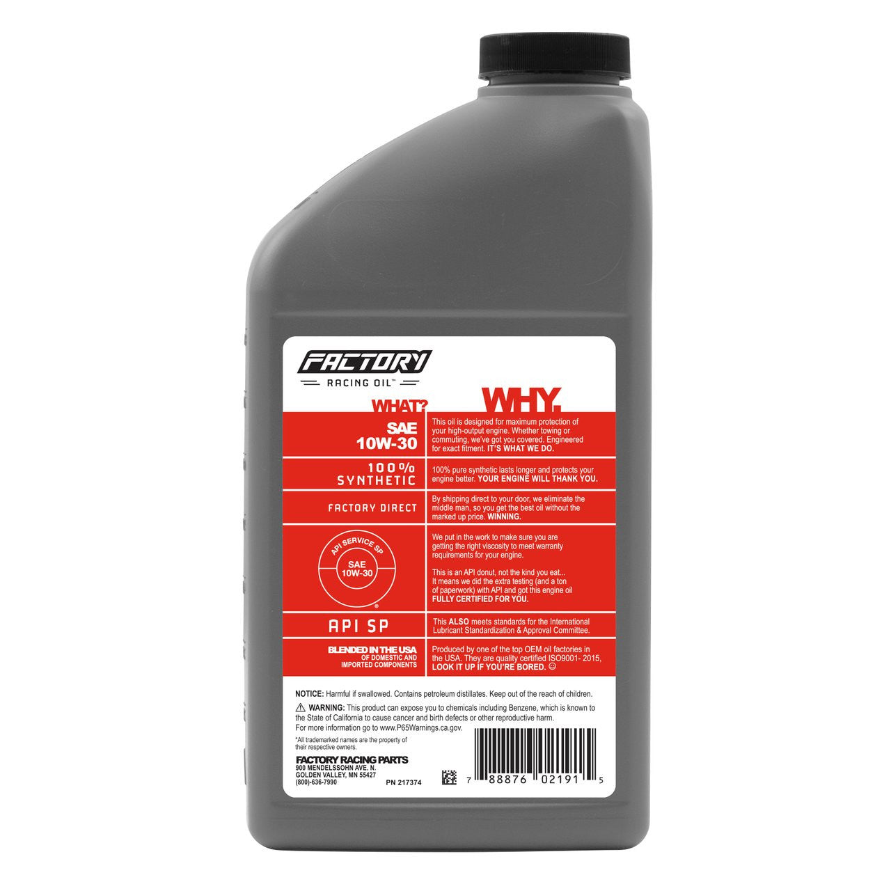 Oil Change Kit For Chrysler 300 3.5L 2005-2007 10W-30 Full Synthetic Oil - 6 Quarts