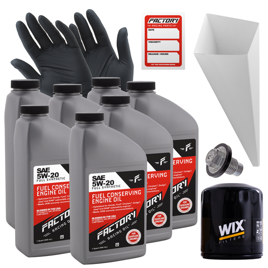 Oil Change Kit For Dodge Durango 5.7L 2004-2007 5W-20 Full Synthetic Oil - 7 Quarts