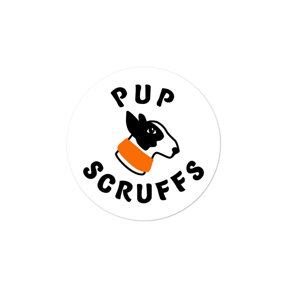 Pup Scruffs Sticker